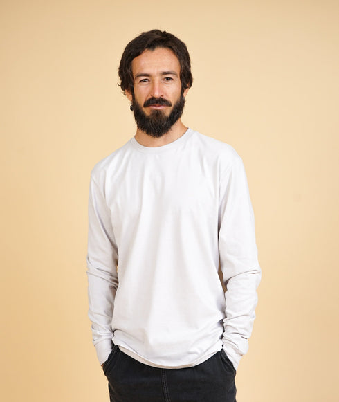 Basic Men'S Brushed LS T-Shirt